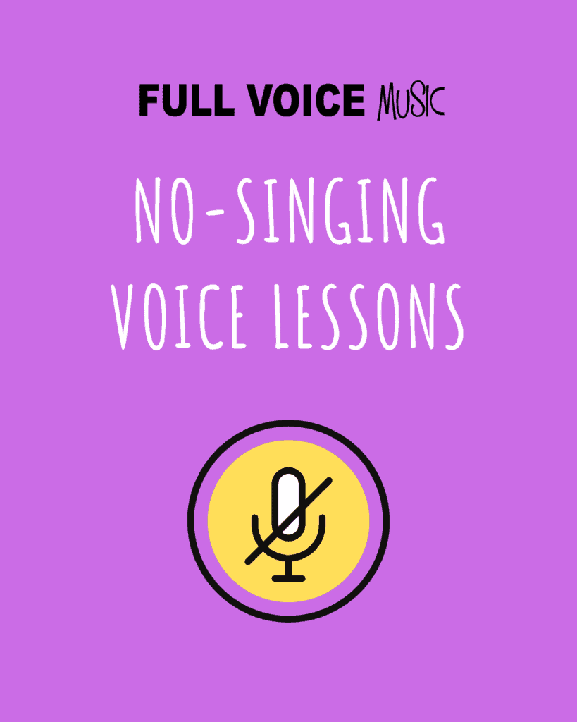 No-singing Voice Lesson plans