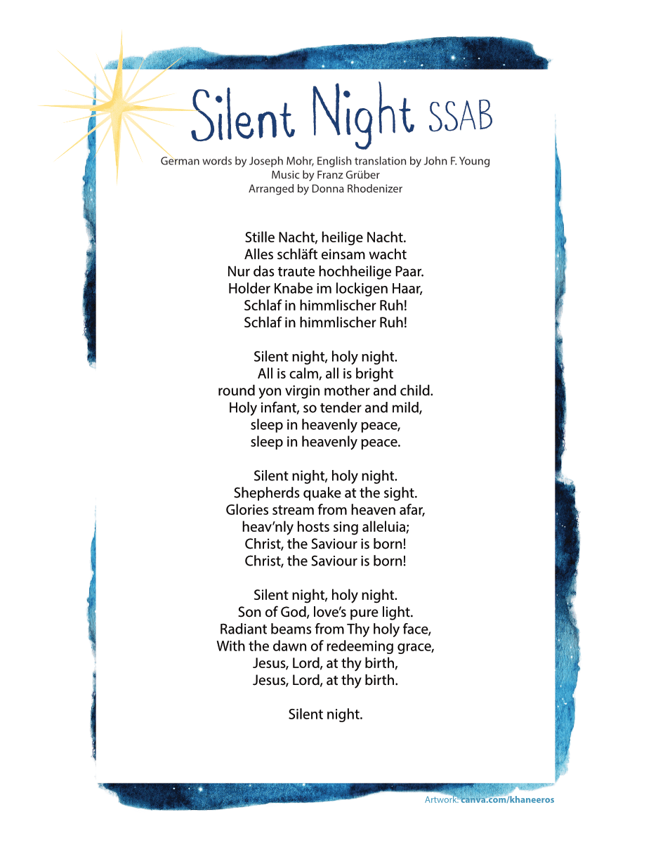 Learn the German Translation for Silent Night, 'Stille Nacht