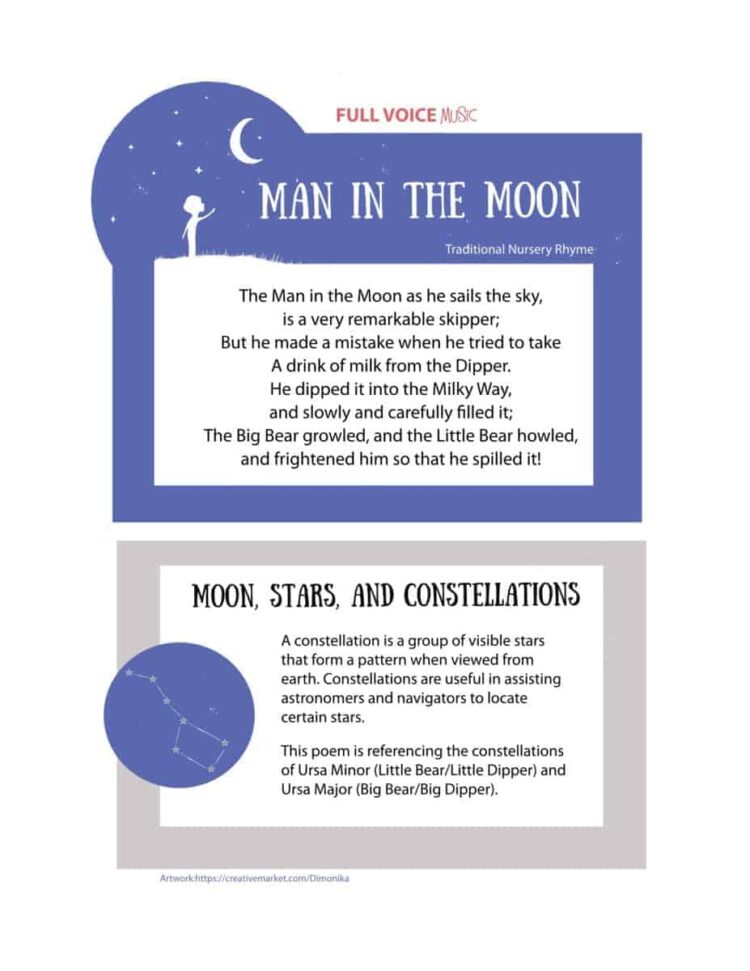 The Man in the Moon | Story Song for Young Voices