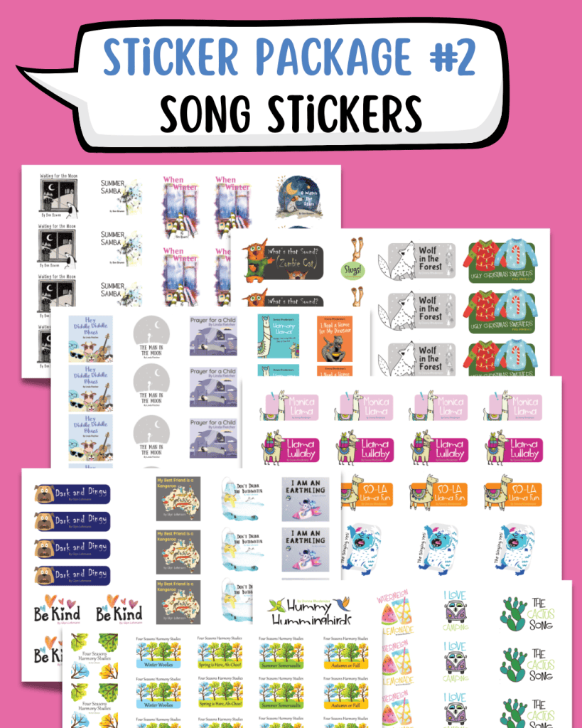 Song sticker package 2