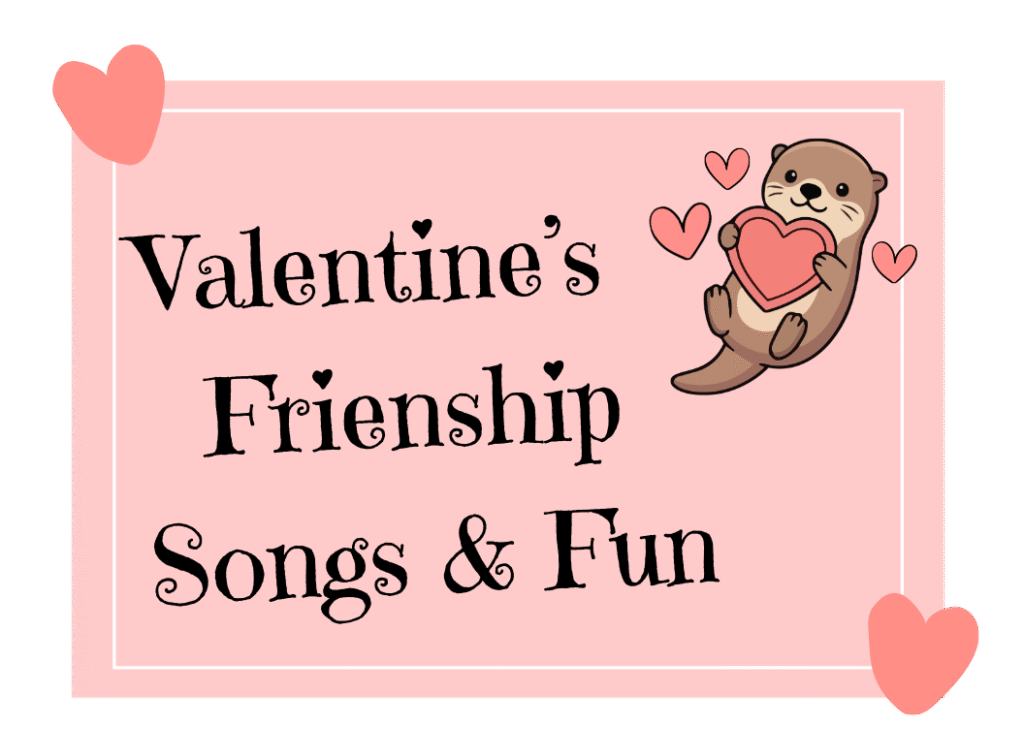 a cute otter holding a heart