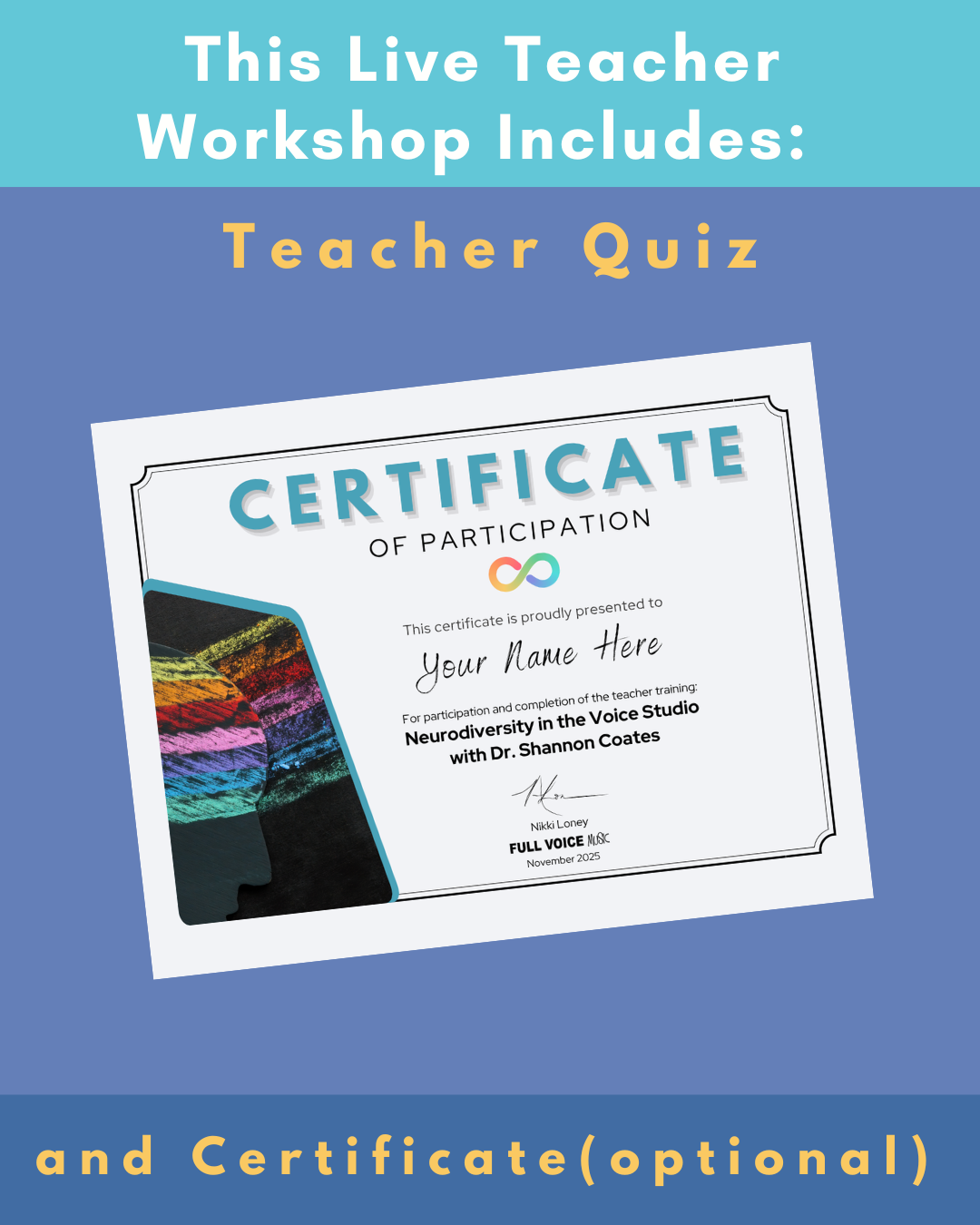 Neurodiversity in the Voice Studio Teacher Training with Dr. Shannon Coates - Image 4